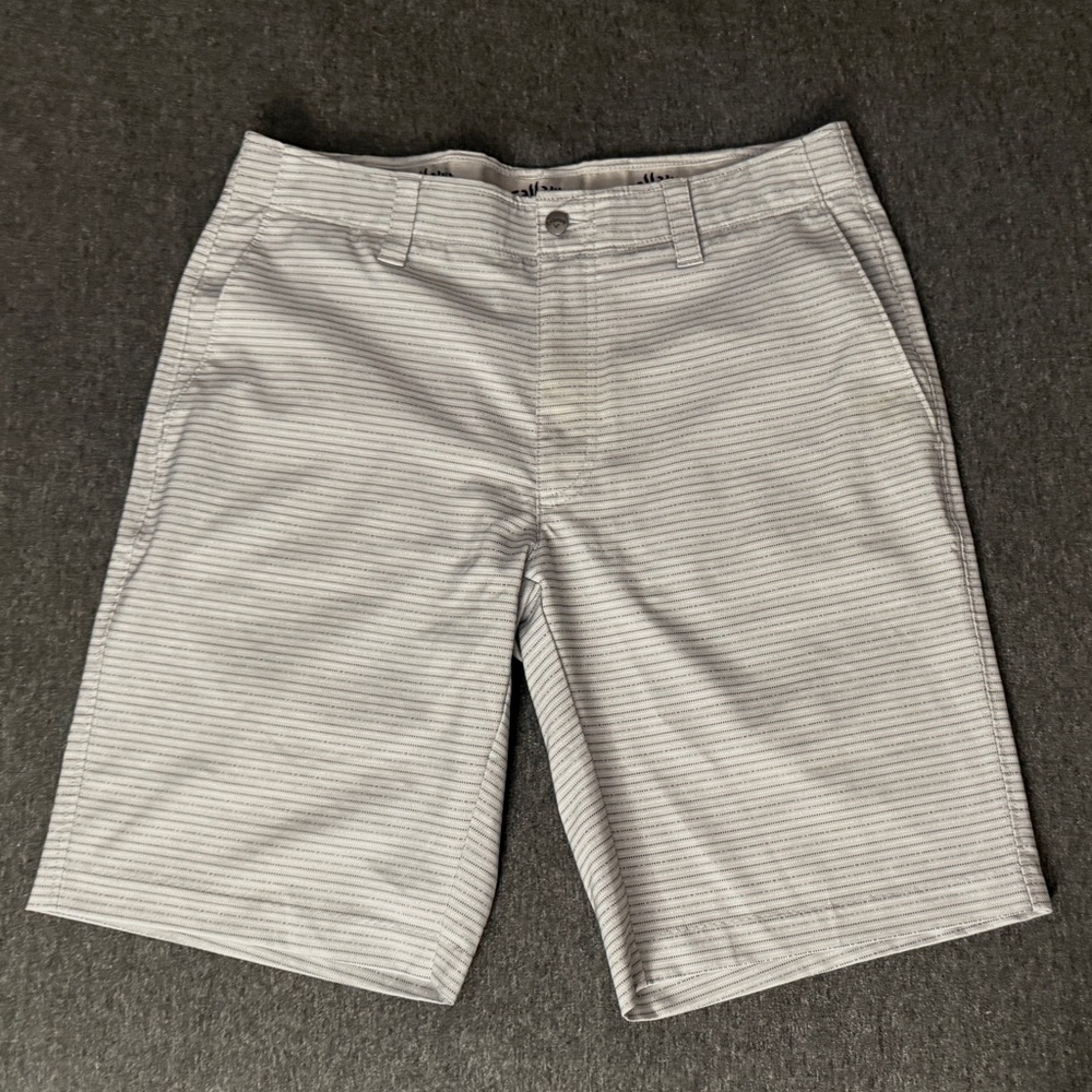Callaway Gray Flat Front Shorts